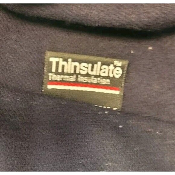 Vintage 80s LL Bean Duffle Over Coat WOOL Women's size Large Blue Green Plaid - Picture 5 of 7